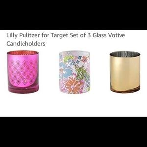 Lilly Pulitzer 3 pc Candle Set